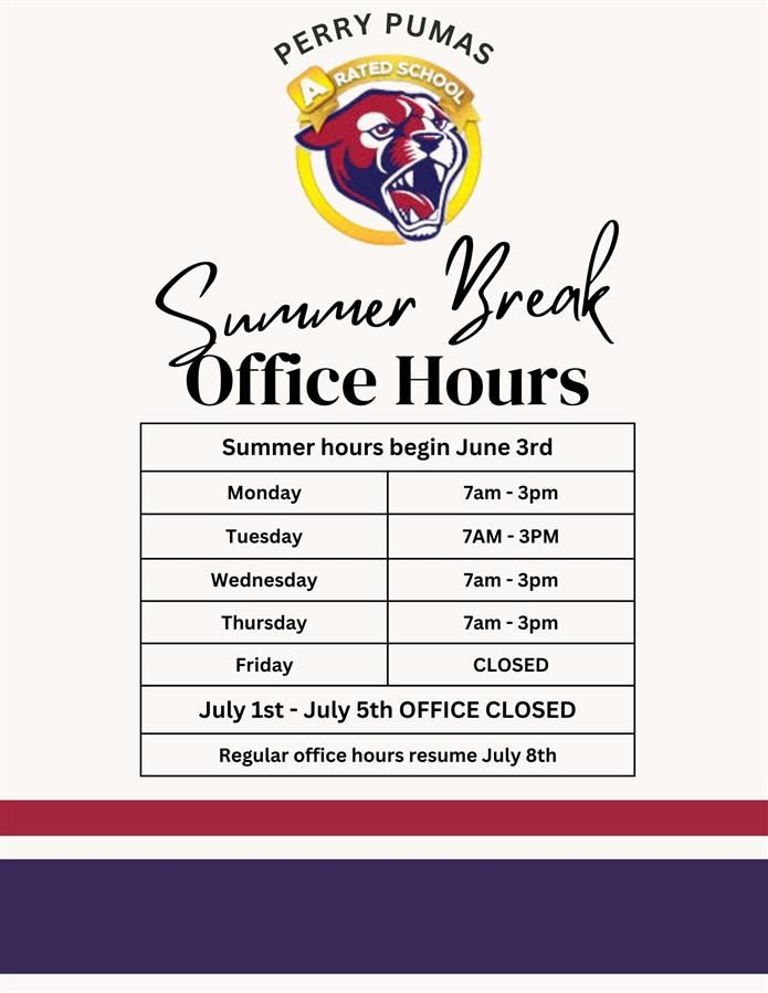 Summer Office Hours